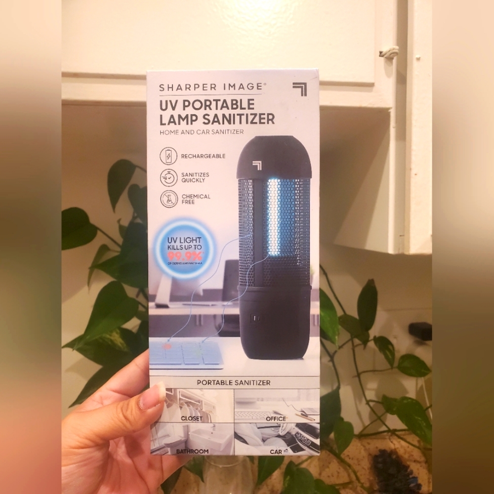 Sharper image uv portable lamp sanitizer